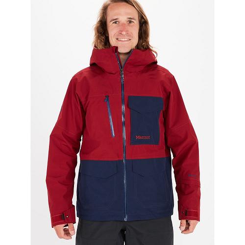 Marmot Carson Ski Jacket For Mens Dark Red XIW087139